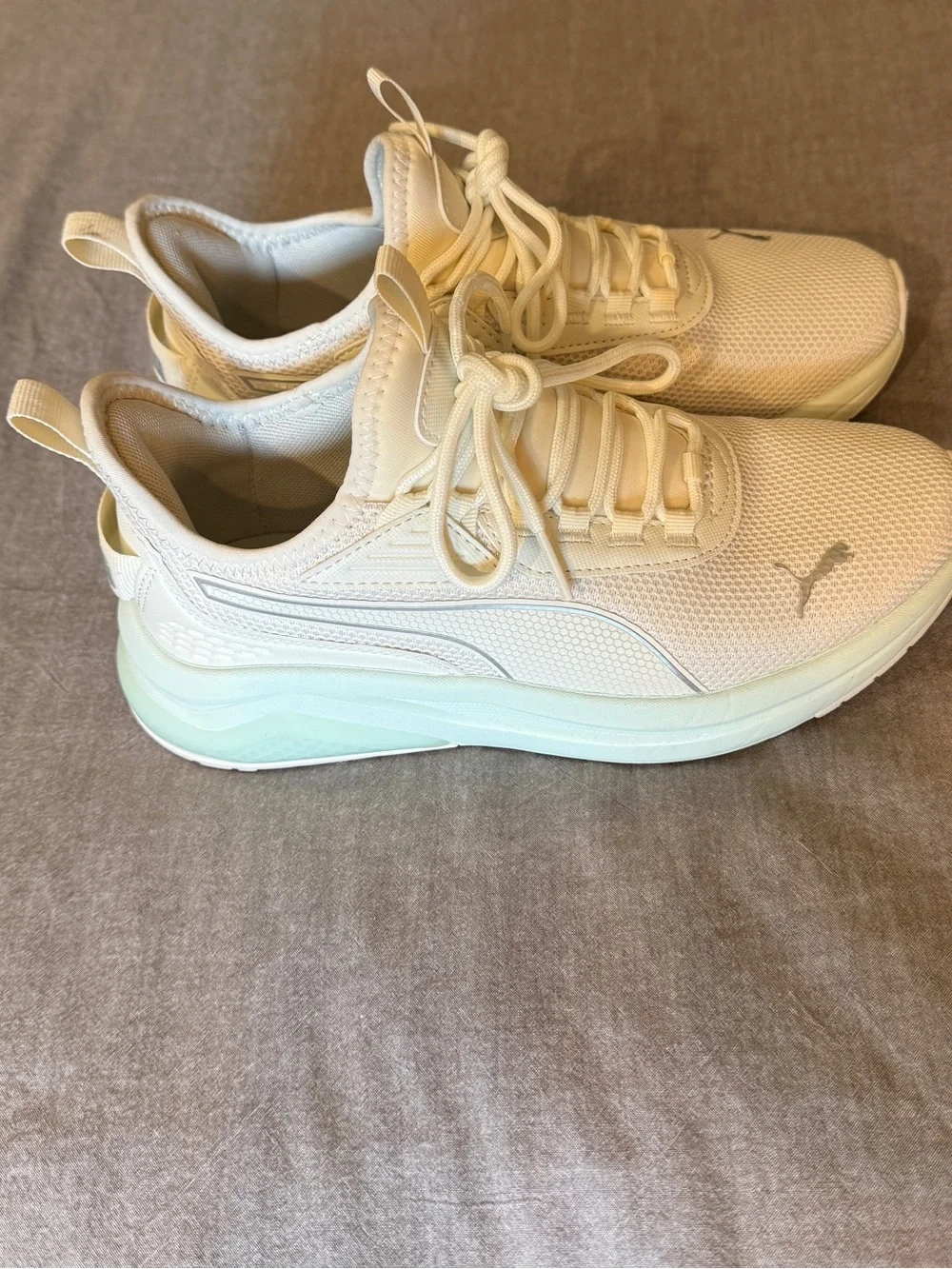 Puma Women's White Athletic Sneakers - Lightweight Casual Trainer